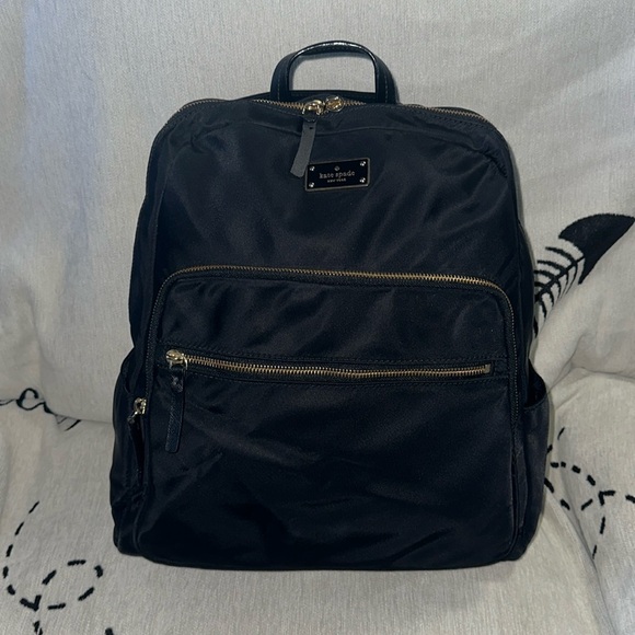 kate spade Handbags - Kate Spade ♠️ New York large black backpack damaged
